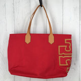 east west stacked T canvas tote