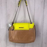 chain strap flap shoulder bag