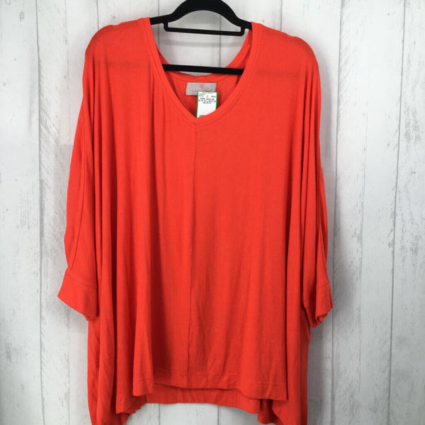 XL/1x s/s v-neck top