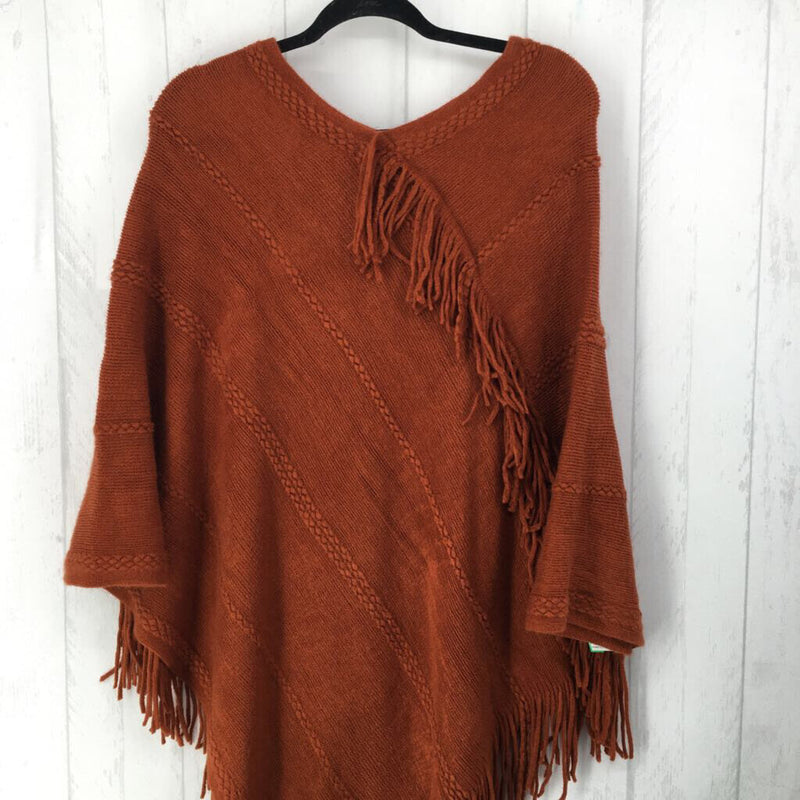 OS fringe poncho