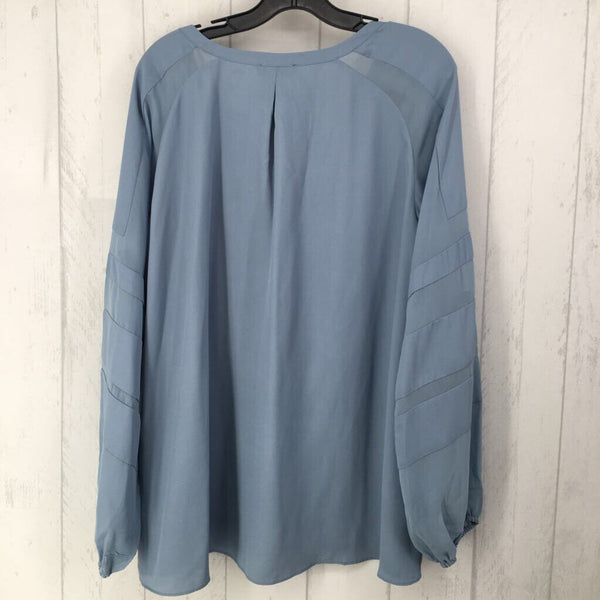 XL l/s v-neck top