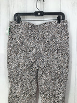 L animal print pull on pants