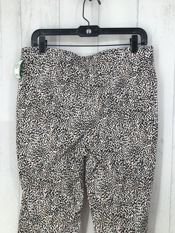 L animal print pull on pants