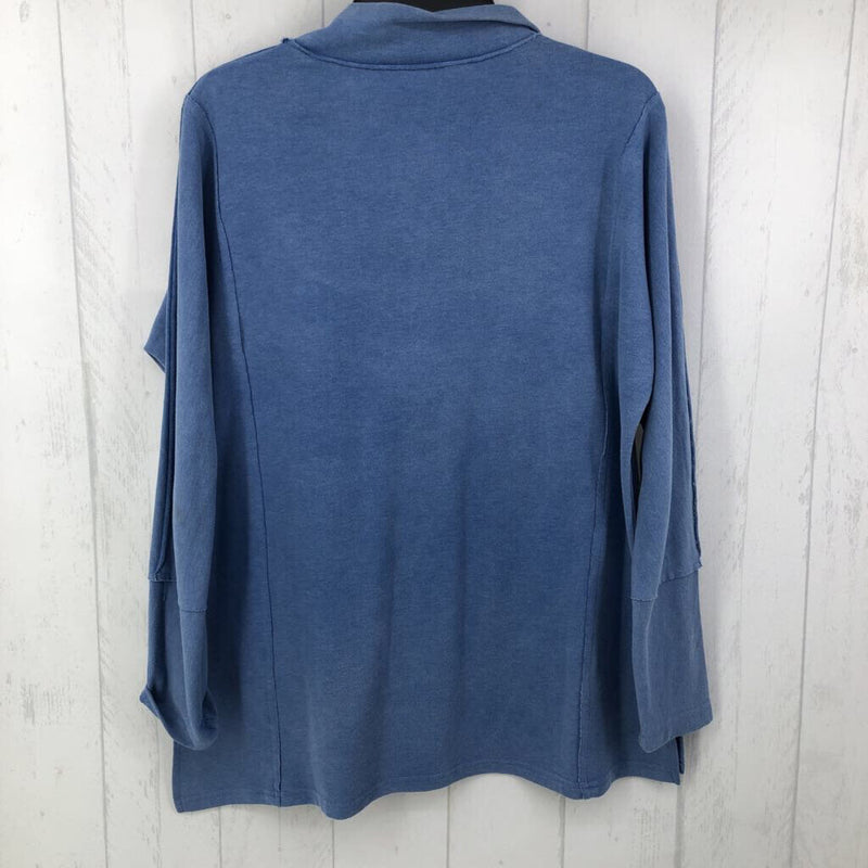 L Quarter button l/s pullover