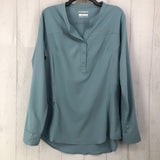 L Half button l/s top