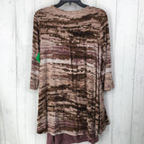 M 2Pc Printed 3/4 slv tunic