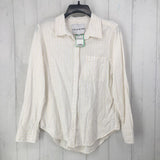 M Striped button down l/s top