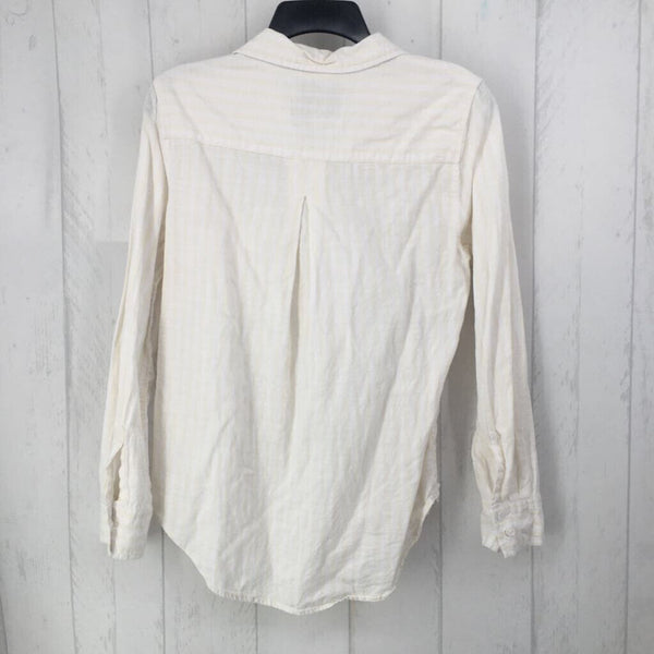 M Striped button down l/s top