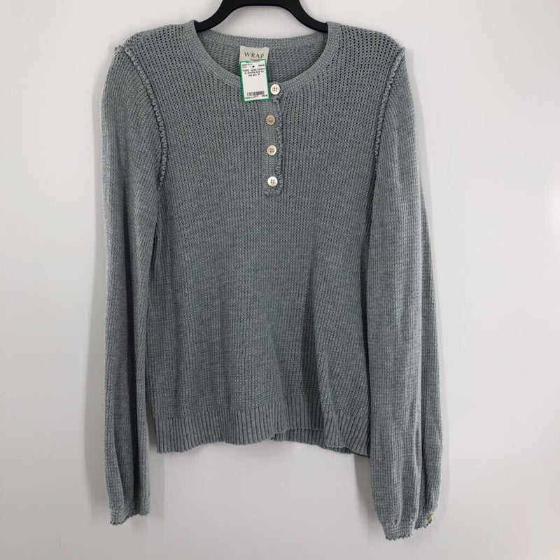 14 Waffle knit l/s top