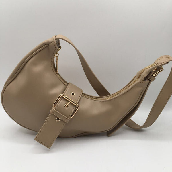 buckle hobo shoulder bag