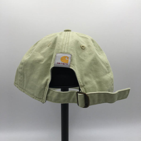 green embroidered logo cap