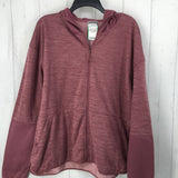 2X Marled hooded sweatshirt