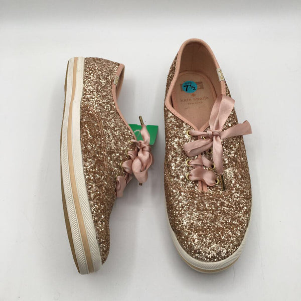 7.5 glitter tennis shoes