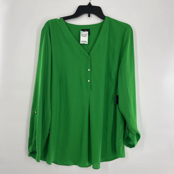 R49 XL l/s half button top