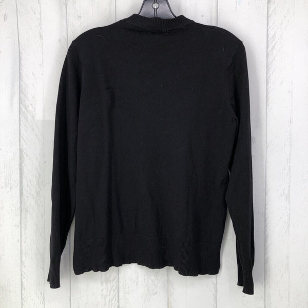 S l/s mock neck sweater