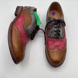 8 color block oxfords