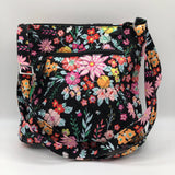 floral flap messenger crossbody