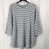 1X Striped l/s top