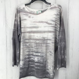 L Tie dye dolman slv top