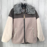 Lp Faux fur fleece jacket