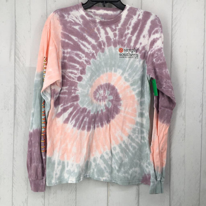 M Tie dye graphic l/s tee