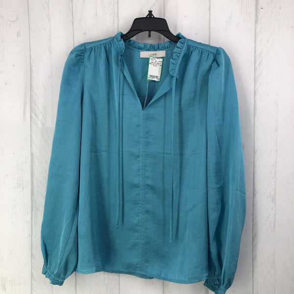 R60 S Silky tie front l/s top