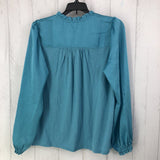 R60 S Silky tie front l/s top