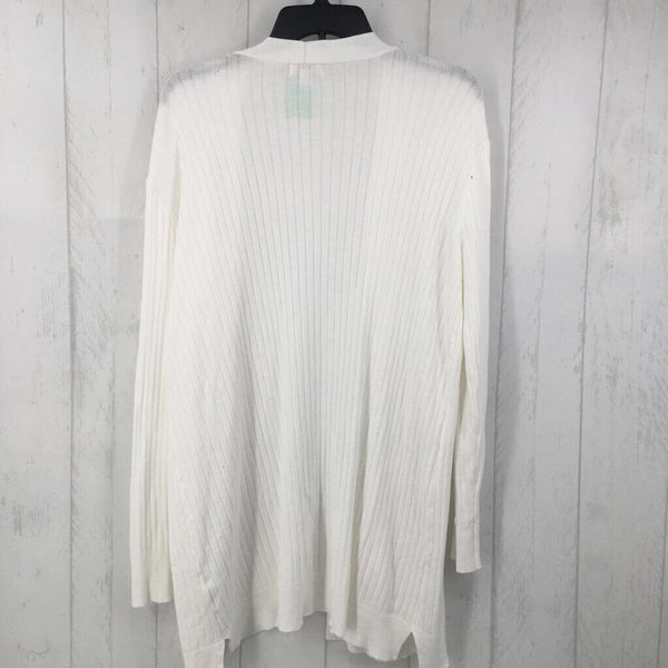 M Ribbed cardigan