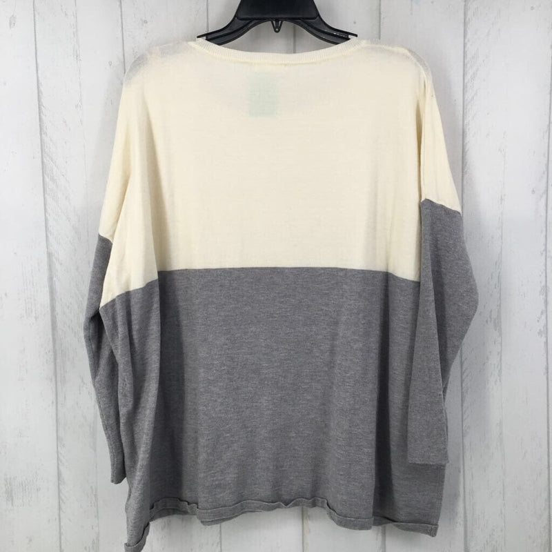 M/L Colorblock l/s top