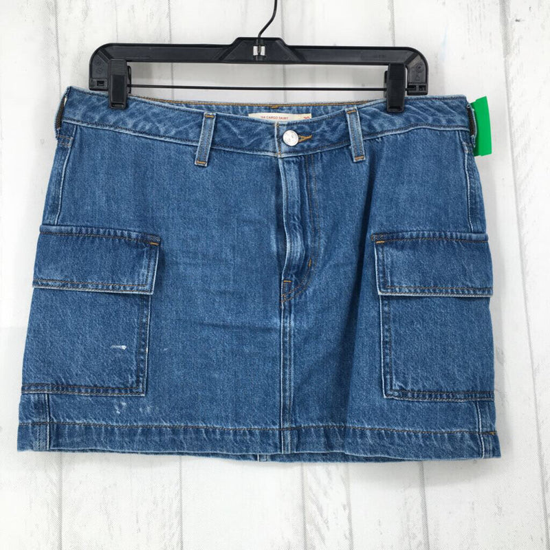 29 Cargo jean skirt