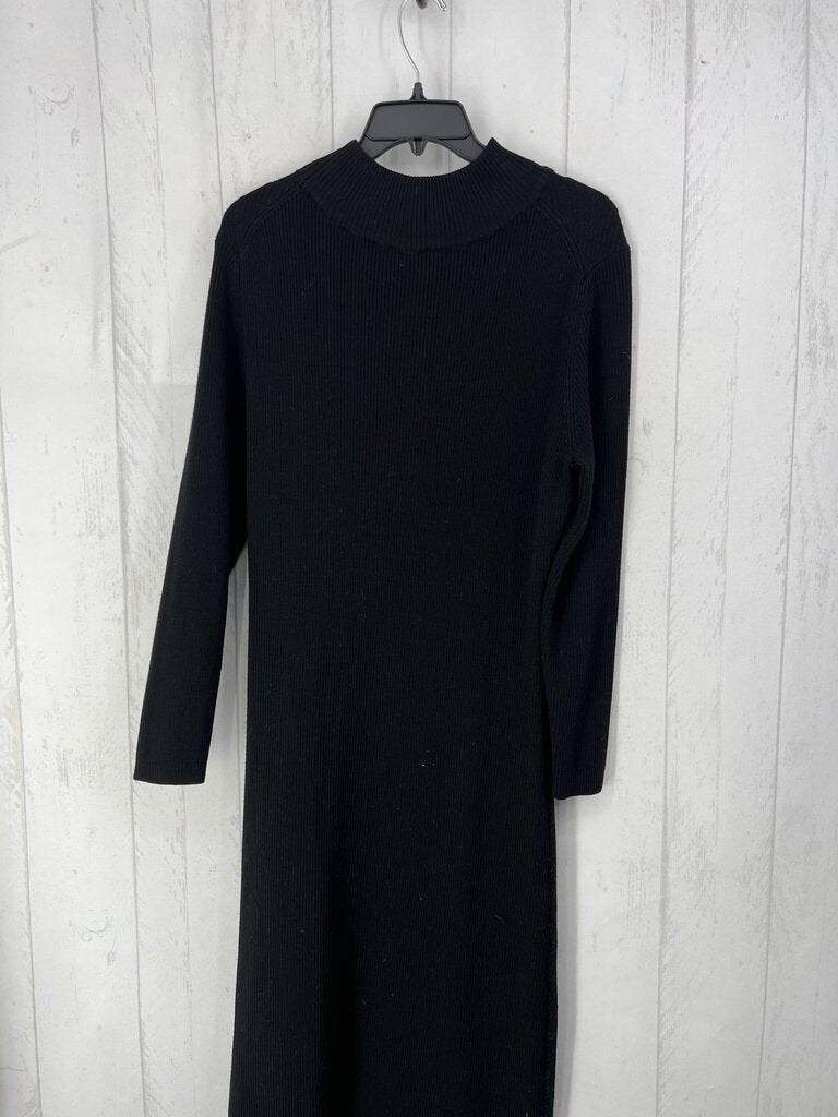 L T-neck l/s sweater dress