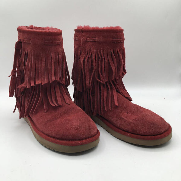 7 Fringe sherpa lined boots