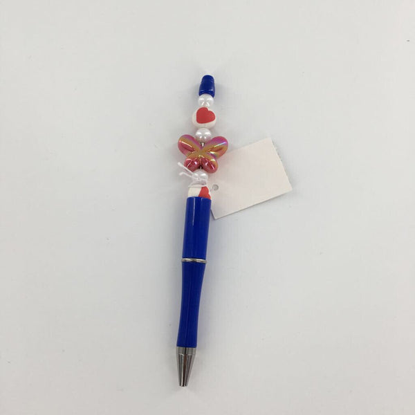 blue butterfly pen