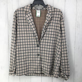 XL Plaid blazer