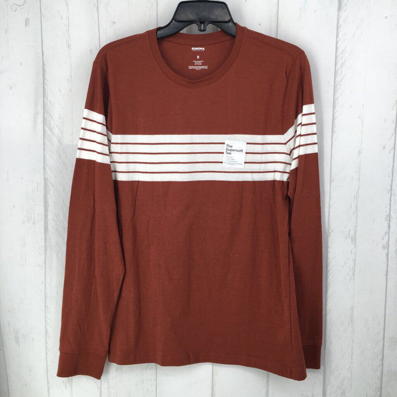 S Striped l/s tee