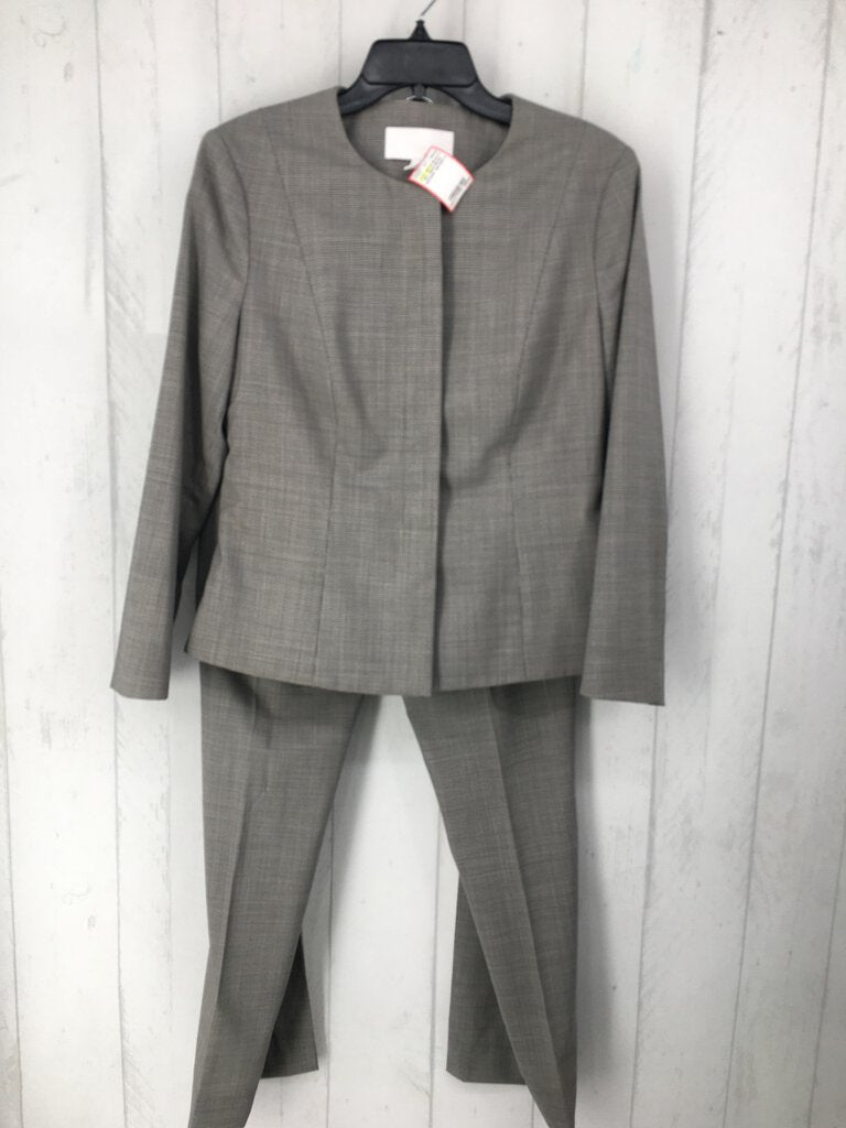 8 2Pc plaid blazer pantsuit