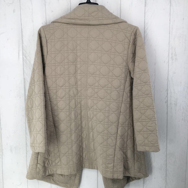 L Quilted cardigan