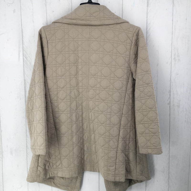 L Quilted cardigan