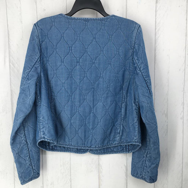 M Quiled denim jacket