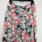 XL Pull on flo print crop pant