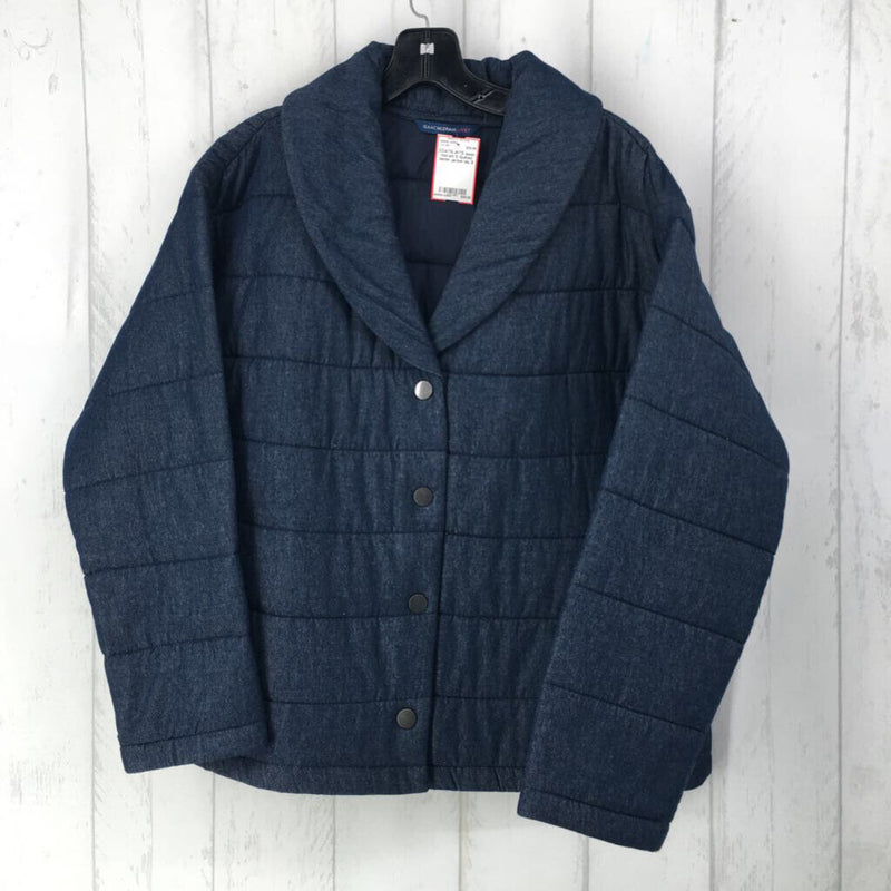 S Quilted denim jacket