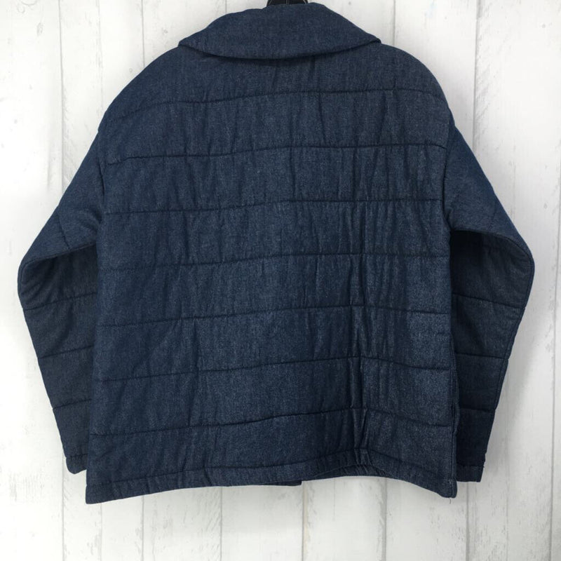 S Quilted denim jacket