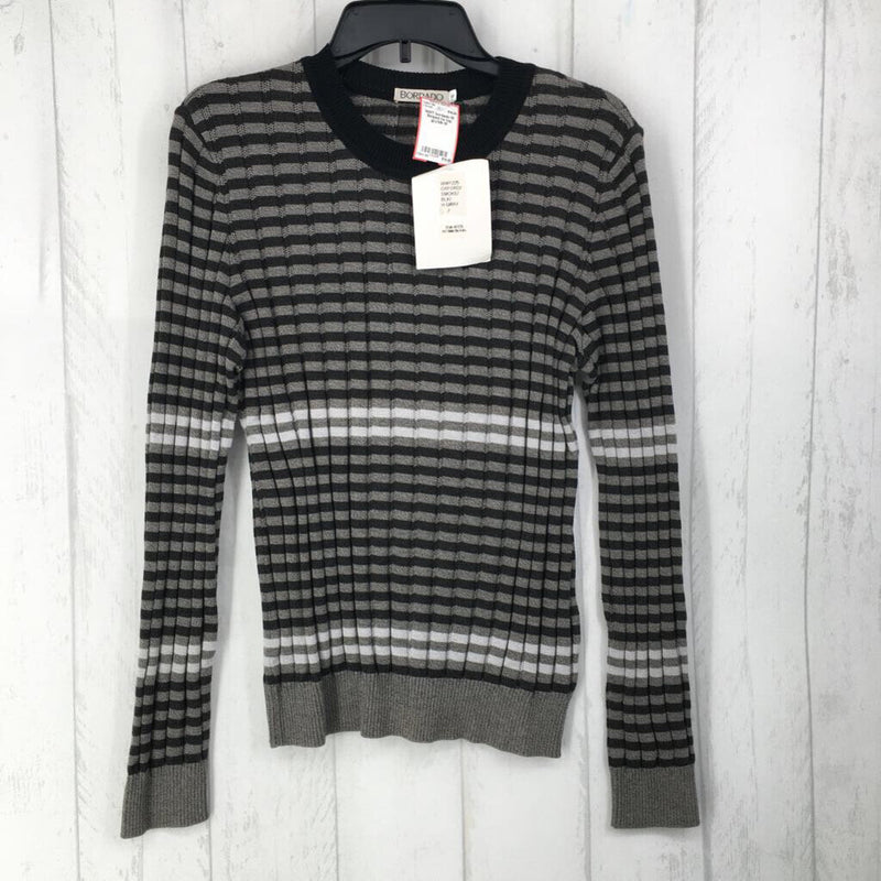 M Striped l/s top