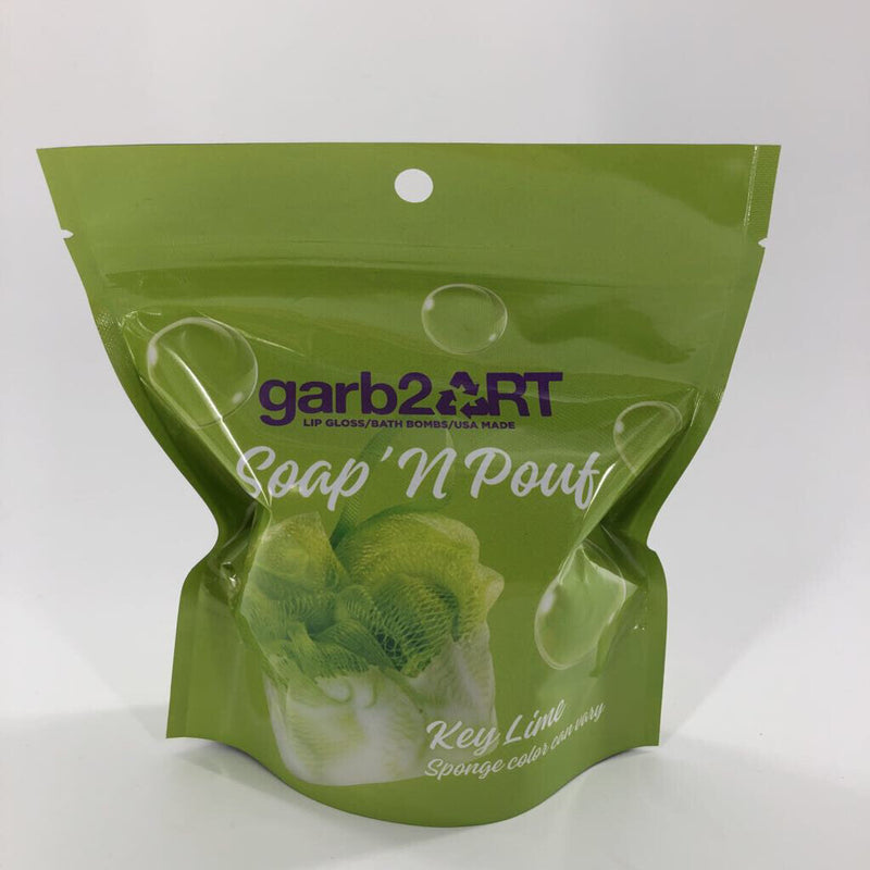 Garb 2 Art Soap N Pouf Key Lime