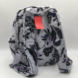 R110 quilted floral backpack