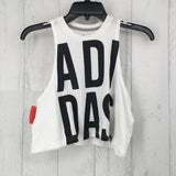 S Graphic crop tank