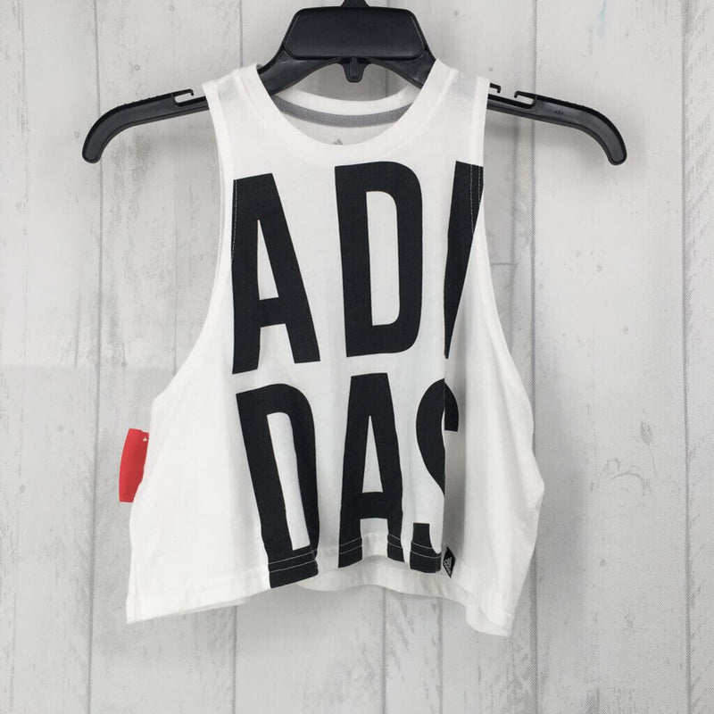 S Graphic crop tank