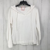 XS Gauzy hooded l/s top