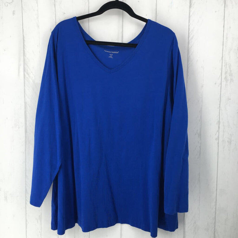 2X V-neck l/s top