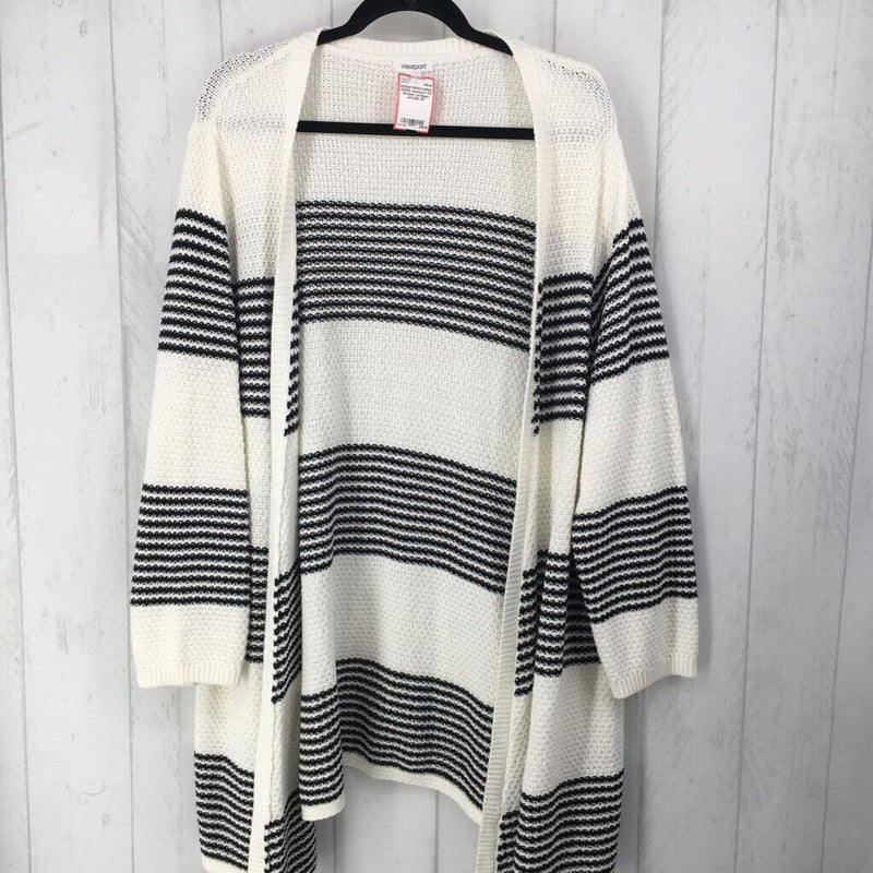 3X Striped cardigan